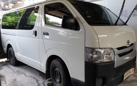White Toyota Hiace 2017 at 20000 km for sale