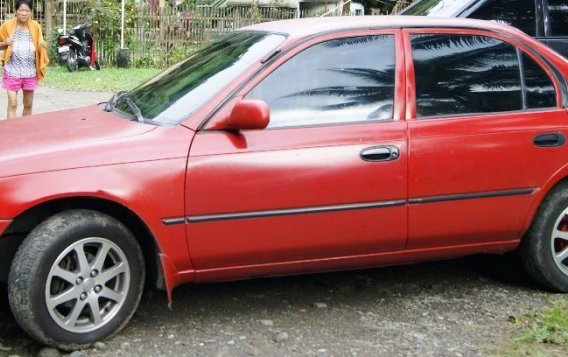 Selling Red Toyota Vios 1996 at 130000 km in Daraga-1