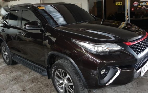 Brown Toyota Fortuner 2018 Automatic Diesel for sale in Quezon City-1