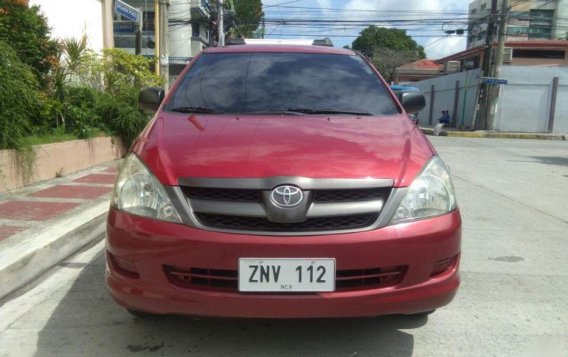 Selling Red Toyota Innova 2008 Manual Gasoline in Quezon City-1