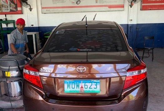 Brown Toyota Vios 2014 Sedan at 80000 km for sale in Parañaque-1