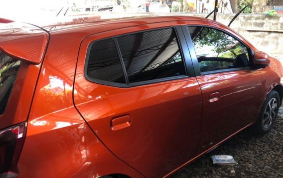 Orange Toyota Wigo 2019 for sale in Manual-5