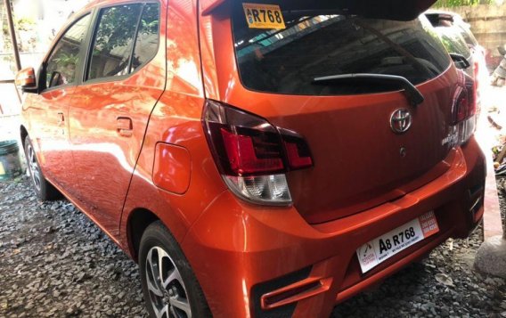 Orange Toyota Wigo 2019 for sale in Manual-4