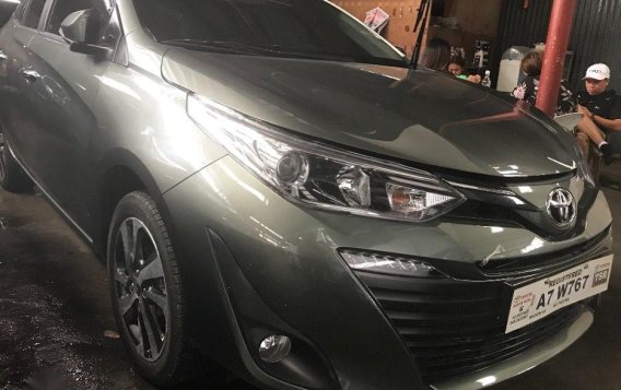 Green Toyota Vios 2018 for sale in Automatic-1