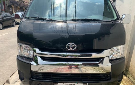 Selling Black Toyota Hiace 2018 in Quezon City