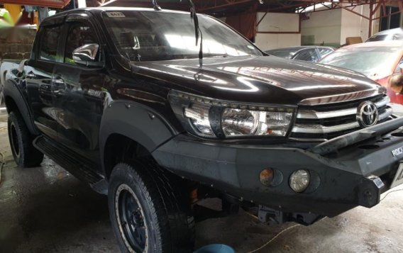 Black Toyota Hilux 2016 for sale in Automatic-1