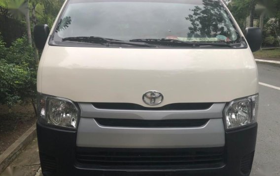 White Toyota Hiace 2019 for sale in Quezon City