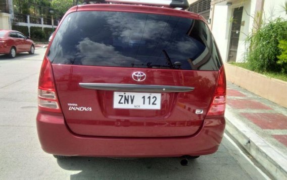 Selling Red Toyota Innova 2008 Manual Gasoline in Quezon City-5