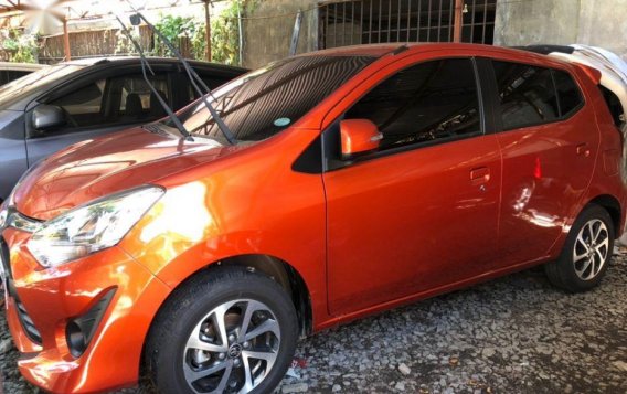 Orange Toyota Wigo 2019 for sale in Manual-1