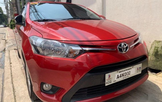 Sell Red 2018 Toyota Vios Sedan in Quezon City-1