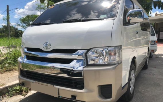 Sell Pearl White 2017 Toyota Hiace in Quezon City-2