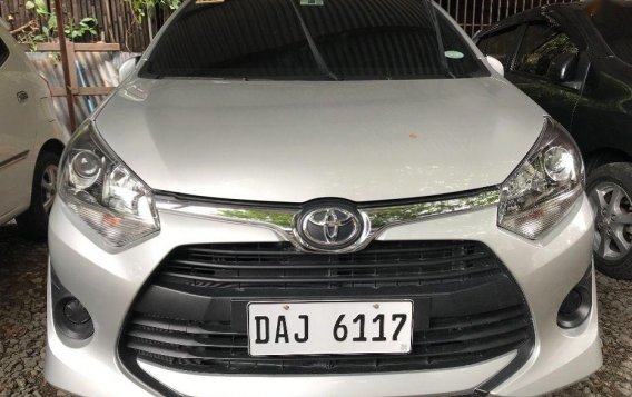 Silver Toyota Wigo 2019 at 3000 km for sale in Quezon City