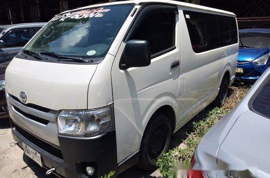 Selling White Toyota Hiace 2016 at 241000 KM in Makati