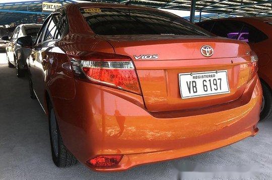 Orange Toyota Vios 2016 Manual Gasoline for sale-3