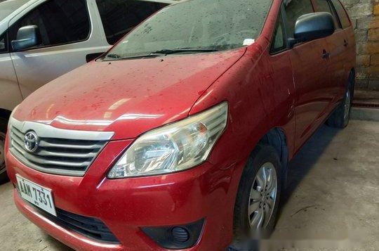 Sell Red 2014 Toyota Innova Manual Gasoline at 66000 km in Makati-4