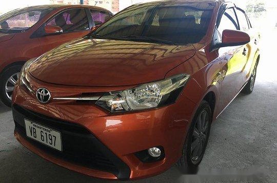 Orange Toyota Vios 2016 Manual Gasoline for sale-2