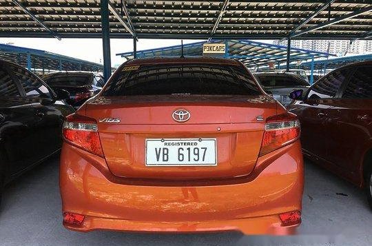 Orange Toyota Vios 2016 Manual Gasoline for sale-5