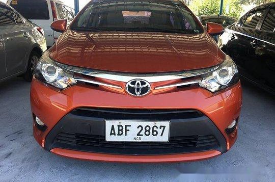 Sell Orange 2015 Toyota Vios Automatic Gasoline at 50000 km-1