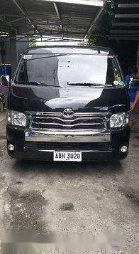 Black Toyota Hiace 2015 Automatic Diesel for sale in Parañaque