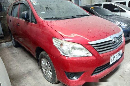 Sell Red 2014 Toyota Innova Manual Gasoline at 66000 km in Makati