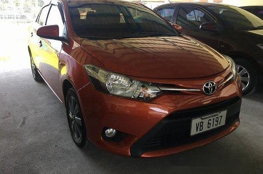 Orange Toyota Vios 2016 Manual Gasoline for sale