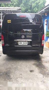 Black Toyota Hiace 2015 Automatic Diesel for sale in Parañaque-1