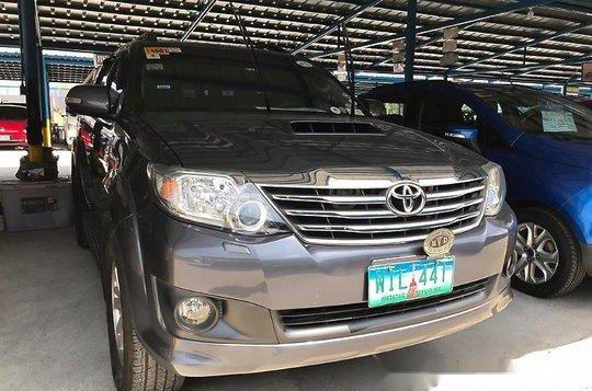 Grey Toyota Fortuner 2014 at 48000 km for sale 