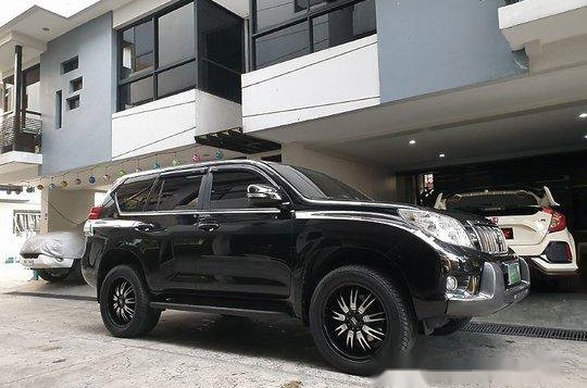 Black Toyota Land Cruiser Prado 2011 Automatic Gasoline for sale-1