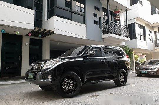 Black Toyota Land Cruiser Prado 2011 Automatic Gasoline for sale-2