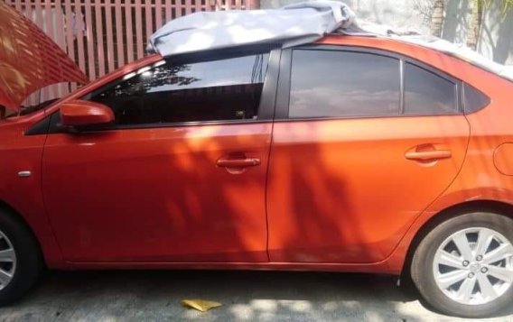 Selling Orange Toyota Vios 2016 Sedan in Manila