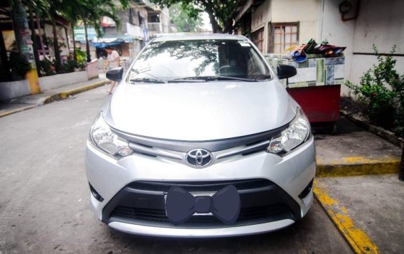 Silver 2015 Toyota Vios for sale in Manila-1