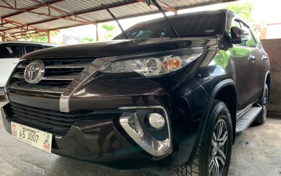 Brown Toyota Fortuner 2017 for sale in Quezon City