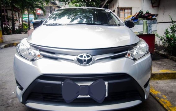 Silver 2015 Toyota Vios for sale in Manila-6