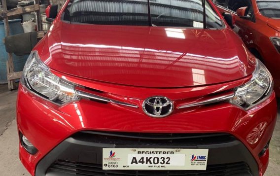 Sell Red 2018 Toyota Vios in Quezon City