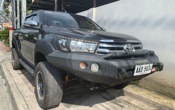 Sell Black 2016 Toyota Hilux in Quezon City 