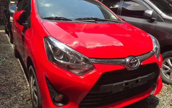 Red Toyota Wigo 2019 for sale in Quezon City 