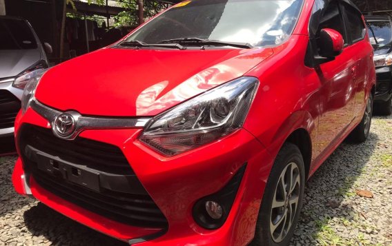 Red Toyota Wigo 2019 for sale in Quezon City -1