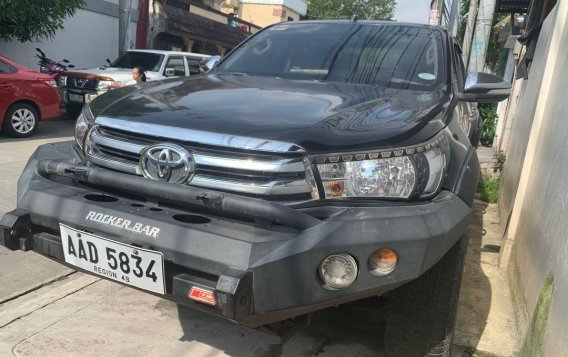 Sell Black 2016 Toyota Hilux in Quezon City -1