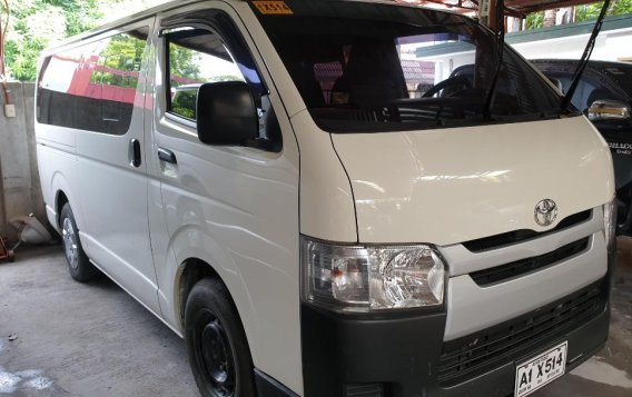 White Toyota Hiace 2018 Manual for sale-1