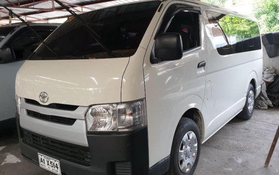 White Toyota Hiace 2018 Manual for sale