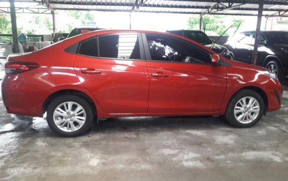 Red Toyota Vios 2018 Manual for sale in Quezon City -1