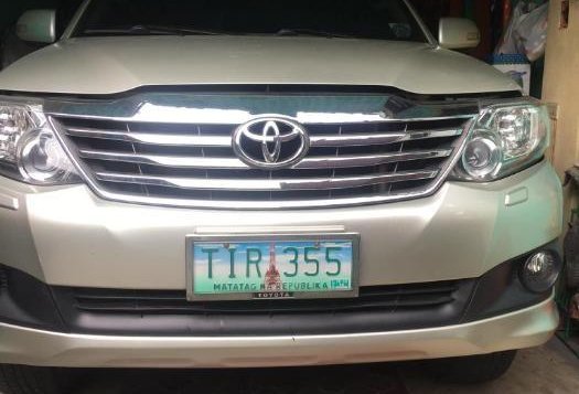 2012 Toyota Fortuner for sale in Manila-1