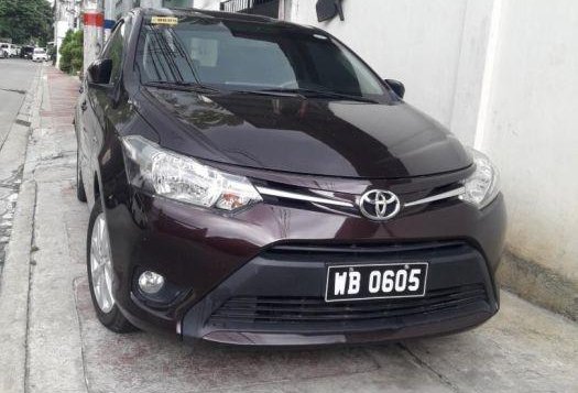 Red Toyota Vios 2017 for sale in Quezon City