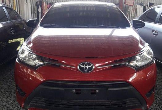 Red Toyota Vios 2017 Manual for sale in Quezon City