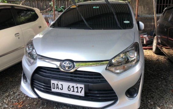 Silver Toyota Wigo 2019 for sale in Quezon City