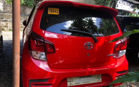 Red Toyota Wigo 2018 for sale in Quezon City-3