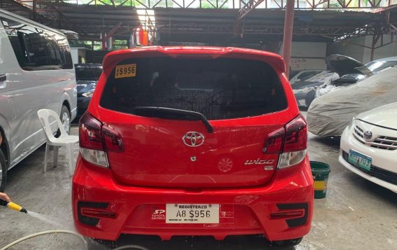 Red Toyota Wigo 2019 for sale in Quezon City