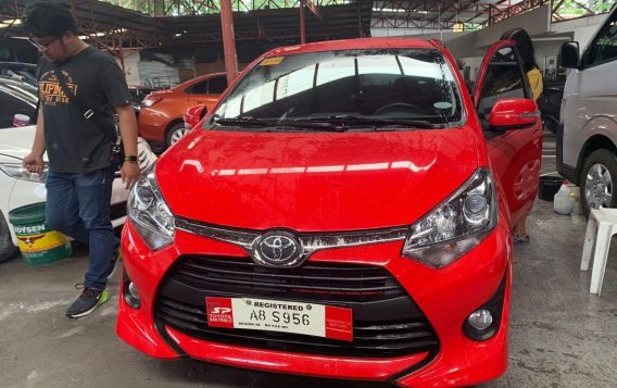 Red Toyota Wigo 2019 for sale in Quezon City-2