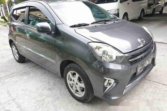 Grey Toyota Wigo 2017 Automatic Gasoline for sale