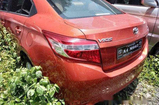 Orange Toyota Vios 2018 Manual Gasoline for sale-4